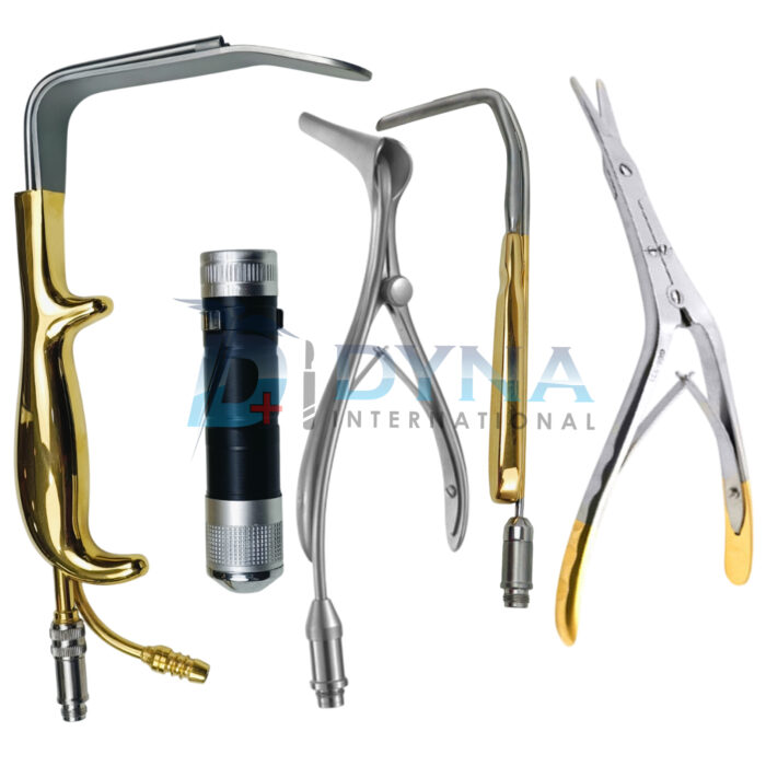 Rhinoplasty and Septoplasty Instruments Set of 5 Stainless Steel Plastic Surgery Tools