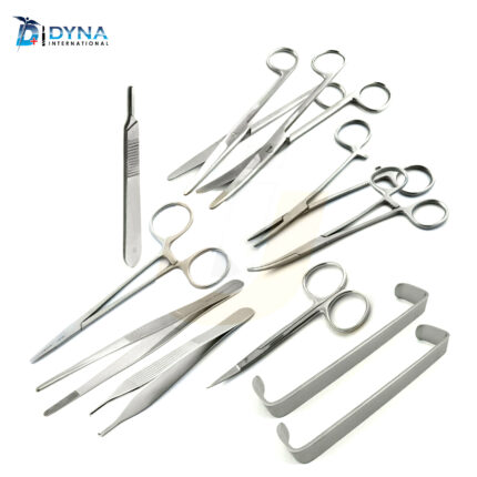 11Pcs Basic Minor Surgery Kit Surgical Dissecting Instruments Delicated Forceps