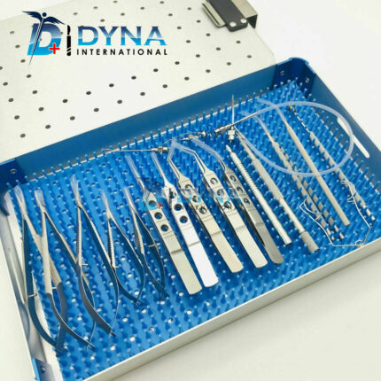 Ophthalmic Cataract Eye Micro Surgery Surgical Instruments with case box