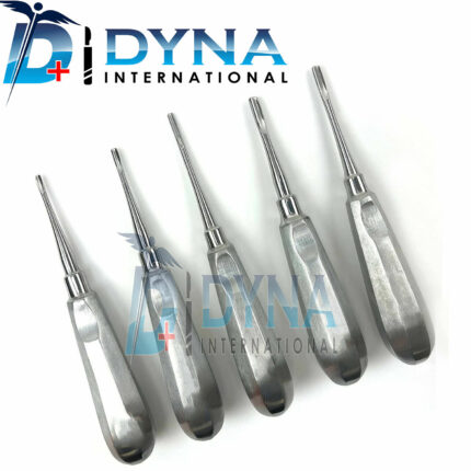 5 pcs Dental Elevators Set Extraction Surgical Instruments Oral Implant