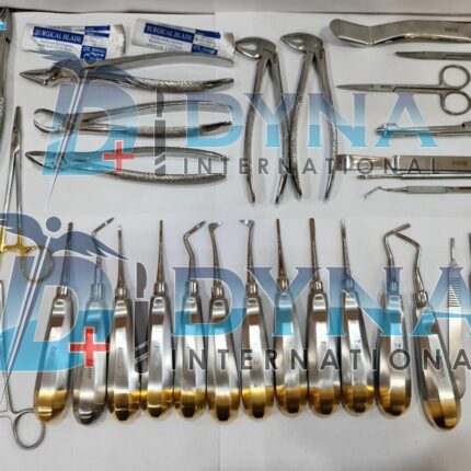 74 Pcs Oral Dental Extracting Set