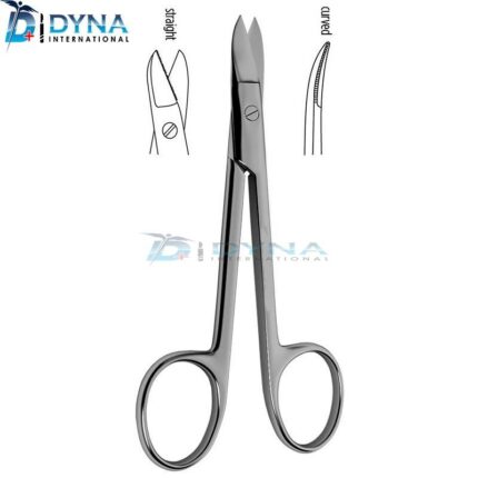 SIM UTERINE SCISSORS Curved Gynecology Surgical Instruments