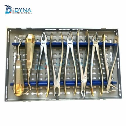 ORAL SURGERY DENTAL EXTRACTING ELEVATORS FORCEPS INSTRUMENT KIT