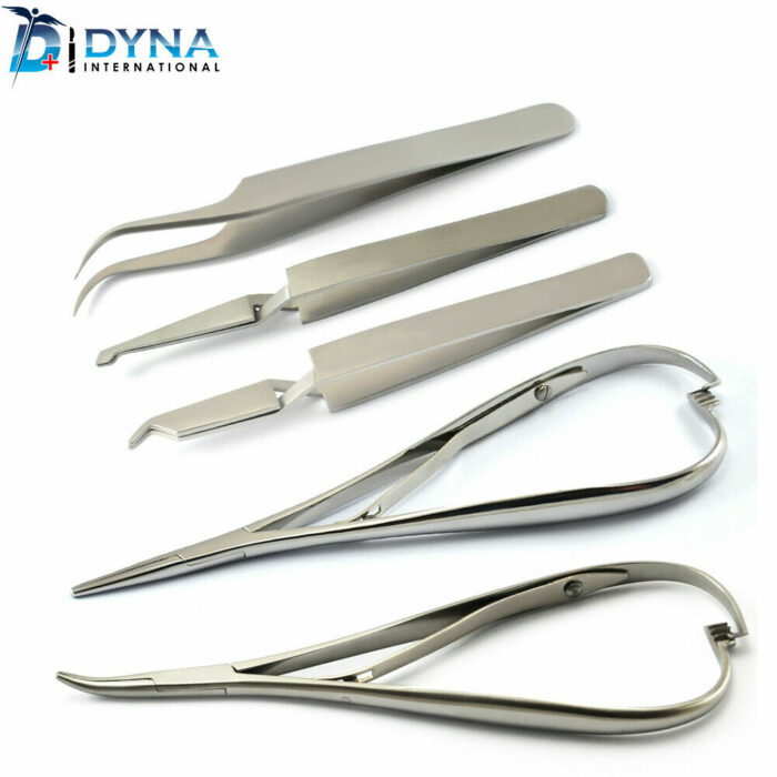 Orthodontic Smaha Curved Mathieu Needle Holder Slim Line Bracket Holding Forceps