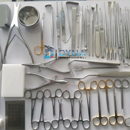 Rhinoplasty set of 53 Pcs, Plastic surgery instruments