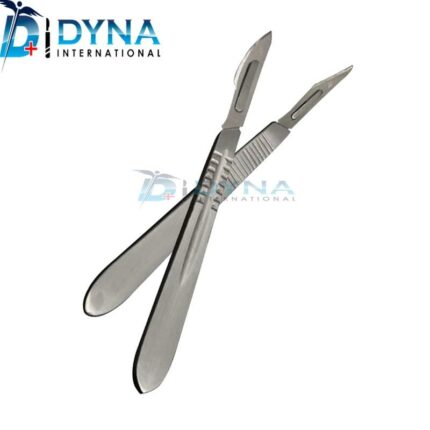 Surgical Turret Holder Handle Exquisite Section Thick Stainless Steel Scalpel Blade Handle  