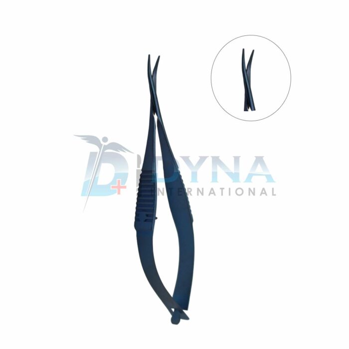 Vannas scissor curved