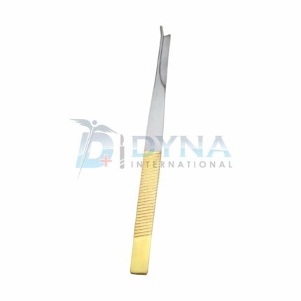1 Pc Silver Guarded Lateral Osteotome 18cm Curved Left