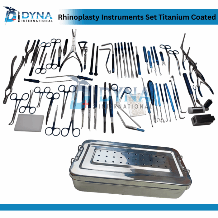 Rhinoplasty Instruments Set Titanium Coated