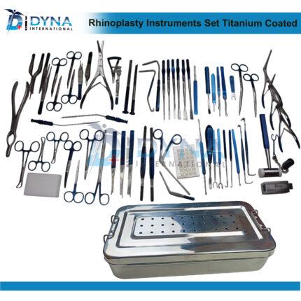 Rhinoplasty Instruments Set Titanium Coated