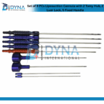Set of 9 PCs Liposuction Cannula